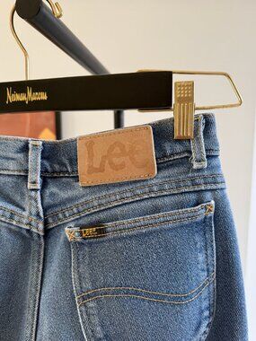 Vintage Lee Riders High Waisted Straight Leg Medium Wash Jeans Size 28 X 29